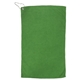 aerial view a green tone - on - tone golf towels, image 1 of 5