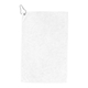aerial view a white tone - on - tone golf towels, image 1 of 3