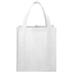aerial view a white value grocery tote - 13 x 12, image 1 of 3