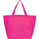 aerial view a magenta the yaya non - woven bottom gusset shoppers budget tote bag - 13 x 19.5, image 1 of 4