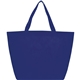 aerial view a royal blue the yaya non - woven bottom gusset shoppers budget tote bag - 13 x 19.5, image 1 of 5