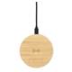 aerial view a bamboo auden bamboo wireless charger, image 1 of 4