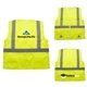a group of ansi 2 safety vest with pockets