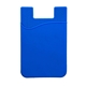 aerial view a white envelope & royal blue wallet greeting card with silicone smart wallet, image 1 of 2