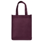 aerial view a burgundy ike tote bag w / reflective glossy sparkle, image 1 of 4
