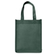 aerial view a hunter green ike tote bag w / reflective glossy sparkle, image 1 of 4