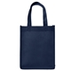 aerial view a navy blue ike tote bag w / reflective glossy sparkle, image 1 of 4