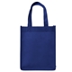 aerial view a royal blue ike tote bag w / reflective glossy sparkle, image 1 of 4