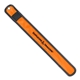 a orange light up slap band bracelet
