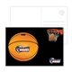 a group of post card with full - color basketball luggage tag