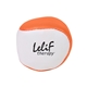 aerial view a orange 2 kickball footbag, image 1 of 2