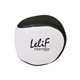 aerial view a black 2 kickball footbag, image 1 of 2
