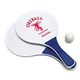 a white/reflex blue kadima paddle ball game set