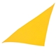 aerial view a yellow cotton lil doggy bandanna, image 1 of 2