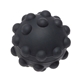 aerial view a black push pop stress ball - stress reliever, image 1 of 2
