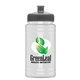 a gray lid & eco white bottle upcycle - mini 16 oz rpet sports bottle with push - pull lid - digital