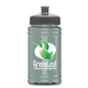 a gray lid & glacier blue bottle upcycle - mini 16 oz rpet sports bottle with push - pull lid - digital