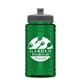 a gray lid & transparent green bottle upcycle - mini 16 oz rpet sports bottle with push - pull lid