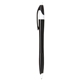 aerial view a black stratus solids ballpoint pen, image 1 of 2