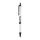 aerial view a white w/black trim vibrant color click pen, image 1 of 2