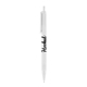 aerial view a white w/white trim vibrant color click pen, image 1 of 2