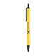 aerial view a yellow w/black trim vibrant color click pen, image 1 of 2