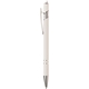 aerial view a white ellipse softy white barrel metal pen w / stylus - colorjet, image 1 of 2