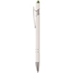 aerial view a green 2277 ellipse softy white barrel metal pen w / stylus - colorjet, image 1 of 2
