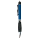 aerial view a blue wolverine rubber ergo - gripper pen, image 1 of 2