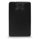 aerial view a translucent black credit card style hand sanitizer spray, image 1 of 4