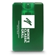 aerial view a translucent green custom imprinted credit card sanitizer spray, image 1 of 4