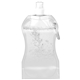 aerial view a metallic clear 16.9 oz wave collapsible water bottle, image 1 of 3
