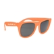 aerial view a orange uv400 sunglasses (solid), image 1 of 2