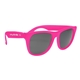 aerial view a pink uv400 sunglasses (solid), image 1 of 2