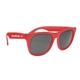 aerial view a red uv400 sunglasses (solid), image 1 of 2