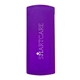 aerial view a translucent purple promotional custom 5pc band aid dispenser, image 1 of 3