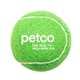 a green custom tennis balls - personalized imprinted logo