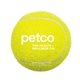 a yellow custom tennis balls - personalized imprinted logo