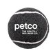 a black custom tennis balls - personalized imprinted logo