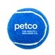 a blue custom tennis balls - personalized imprinted logo