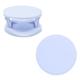 aerial view a white round phone holder, image 1 of 3