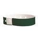 aerial view a forest green 3/4 vinyl wristband, image 1 of 2