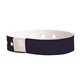 aerial view a navy 3/4 vinyl wristband, image 1 of 2