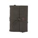 aerial view a slate gray leather & fuchsia linen accent cooper large journal, image 1 of 2