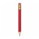 a red hex golf pencils with erasers