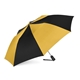aerial view a black/gold shed rain(tm) 44 auto - open compact umbrella, image 1 of 2