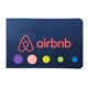 a navy blue colorful sticky note mini book