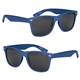 aerial view a royal blue full color malibu sunglasses, image 1 of 4