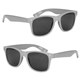 aerial view a silver full color malibu sunglasses, image 1 of 4