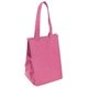 aerial view a brite pink therm - o snack insulated multi color bag 8 x 12 - screen print, image 1 of 5